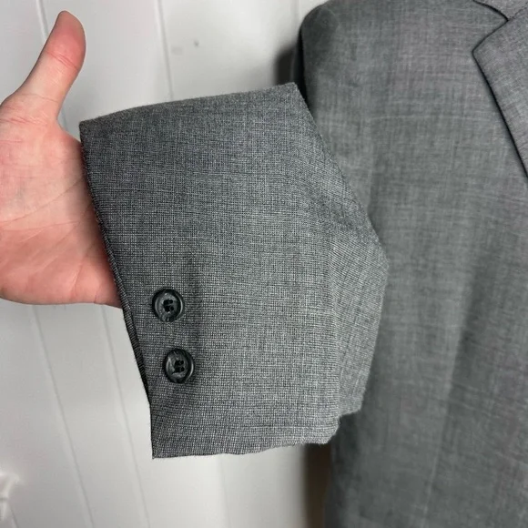Vintage Brooks Brothers Makers Gray SUIT - Picture 6 of 12
